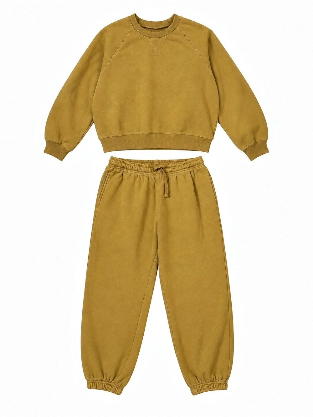 Richer Poorer Fleece Lounge Set Ochre Yellow M